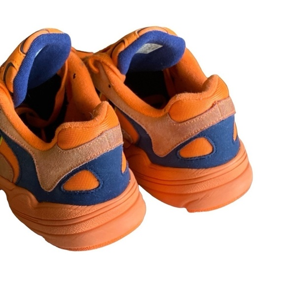 ADIDAS Originals Yung-1 YUNG SERIES Suede/Nylon Orange Yellow Blue Men Size 8 - Picture 9 of 11